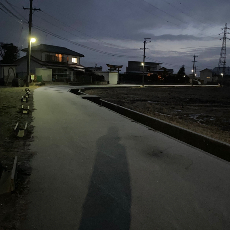 朝ラン-3℃。可愛いヤマト女子との出会いと元日のランチと今年の抱負。#1731