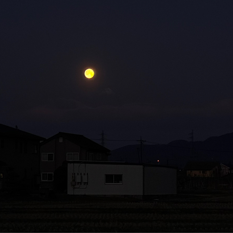 朝ラン3℃。満月を背に東に向かうご入学おめでとう㊗️で好きな路線B10第18回(最終回？)。#1819