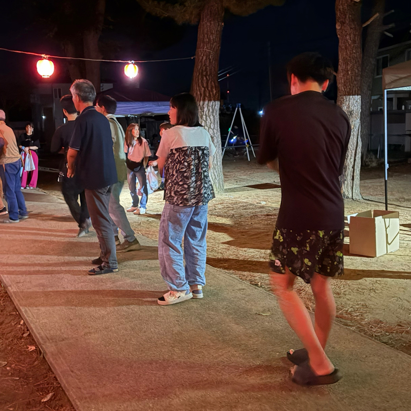 朝ラン22℃。赤飯を求めて走る朝と昨夜の金箱地区のアクティブな盆踊りと松本生まれの女子。#1950