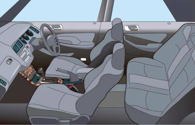 本日も車の中で