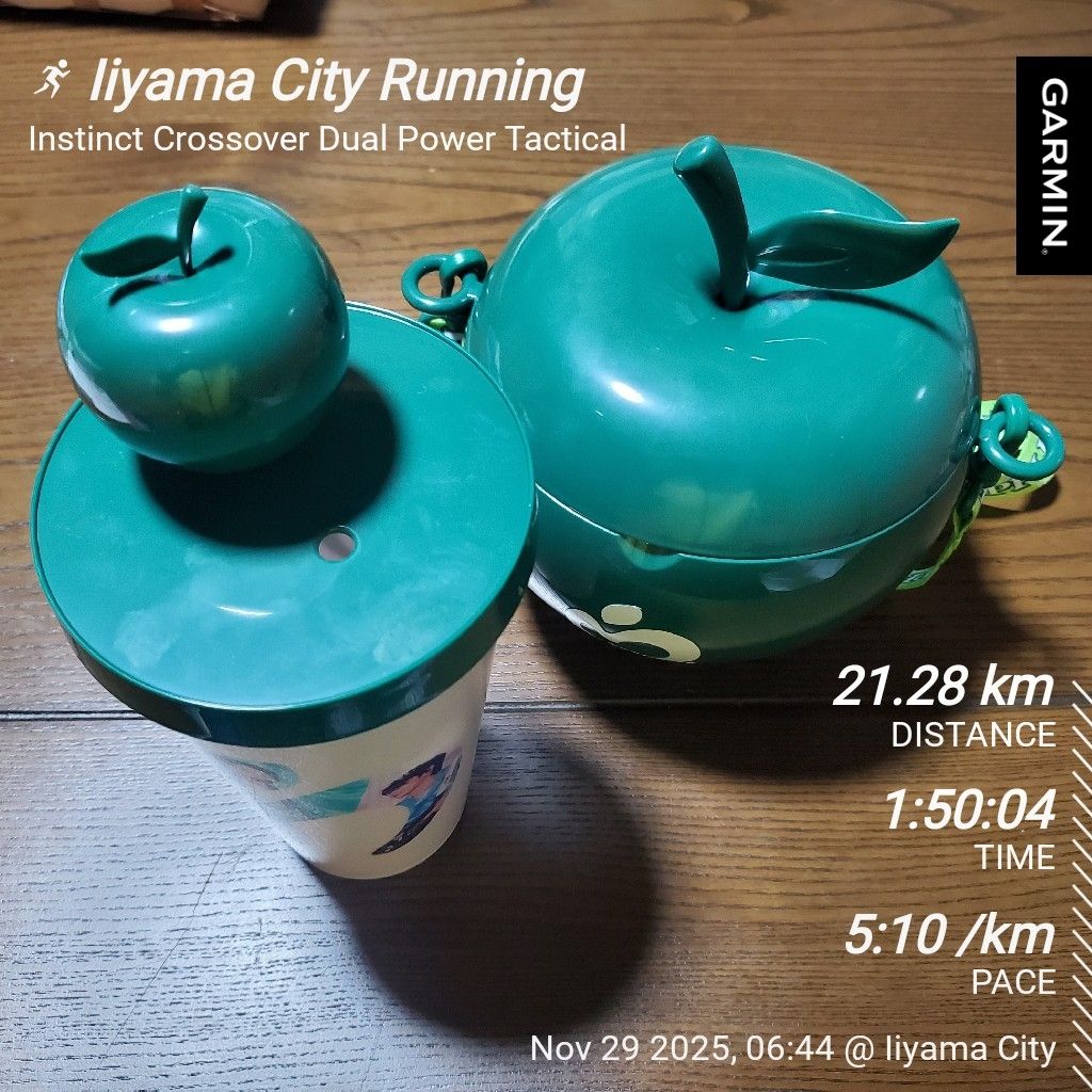 20251129 朝ランでお返しトーク５本に挑戦