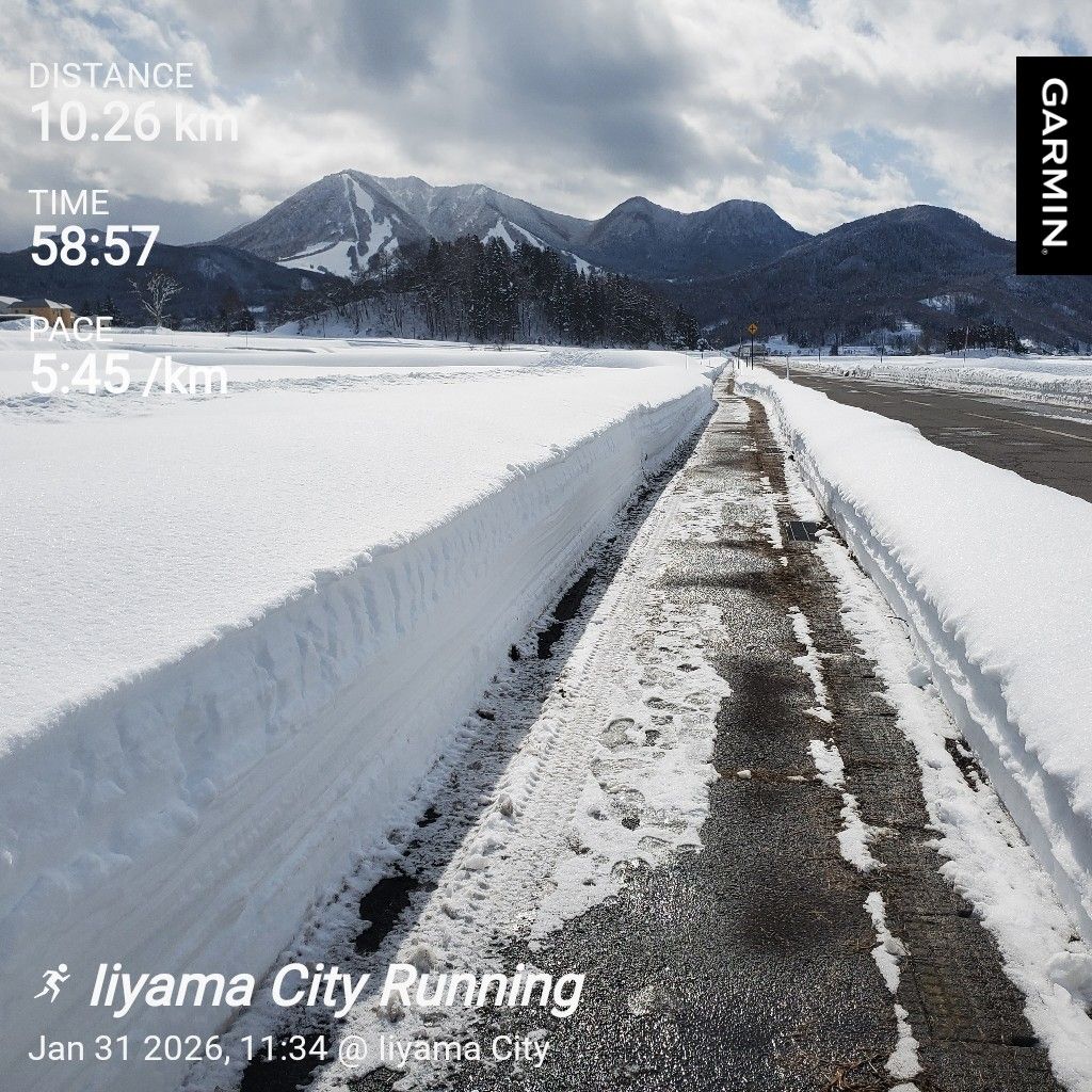 20260131 今月の走行距離と１月サンクスギフト