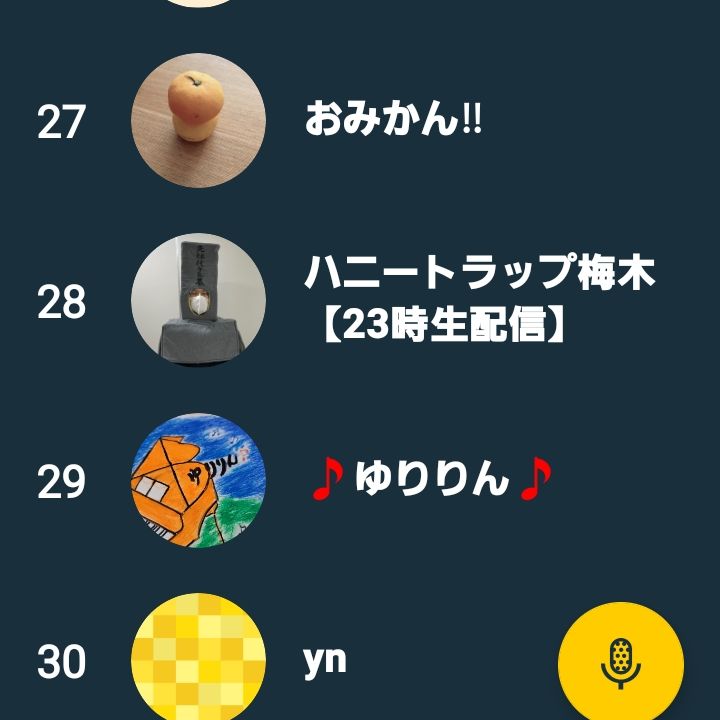 デイリーで29位に載ってました、ありがとうございました❤