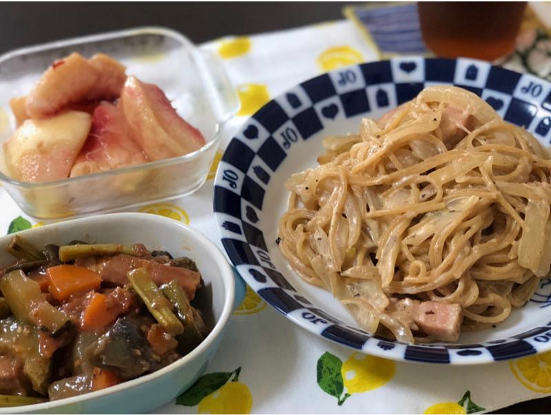 お料理トーク2~カルボナーラ風チーズパスタ~