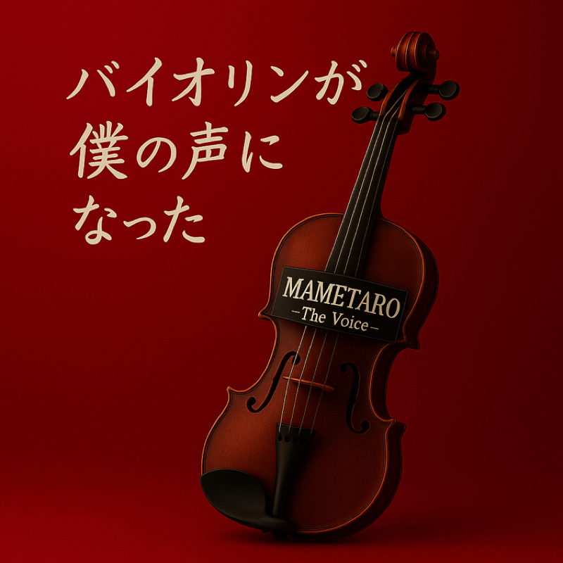「バイオリンが僕の声になった」マメオリジナル♯100No.16