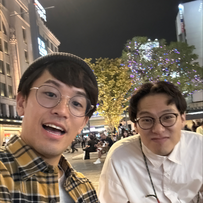 #1056 ダサい男とメガネの男。 前半後半間違えました！