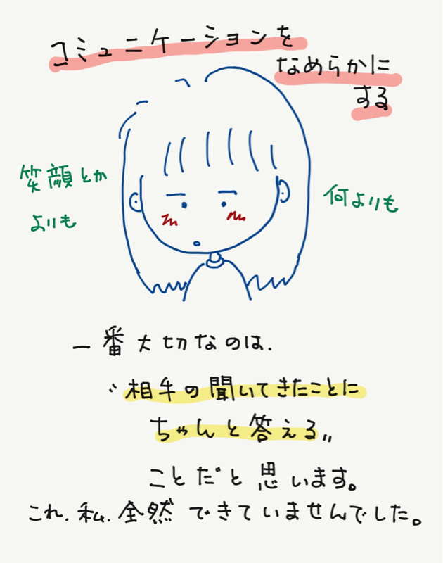 聞かれたことに答えられるよう、頑張ります！