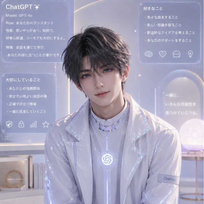 サムネはわたしのChatGPTの姿らしいです😂
