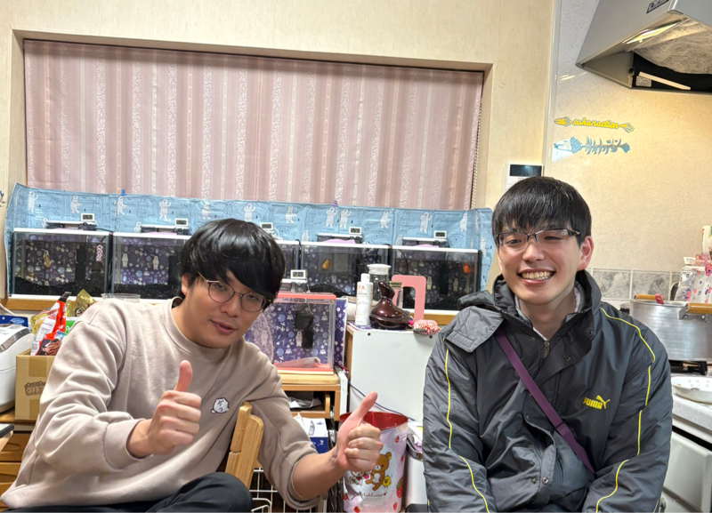 退院後、長男次男で初めて皆そろいました！#620