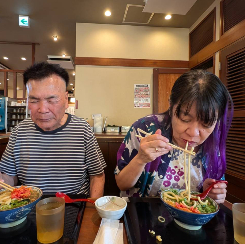 丸亀製麺の肉うどんを食べる親子、今年もM-1予選に参加予定です！#677
