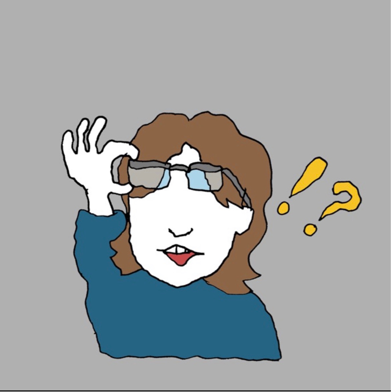 メガネを取ったら目がねぇ