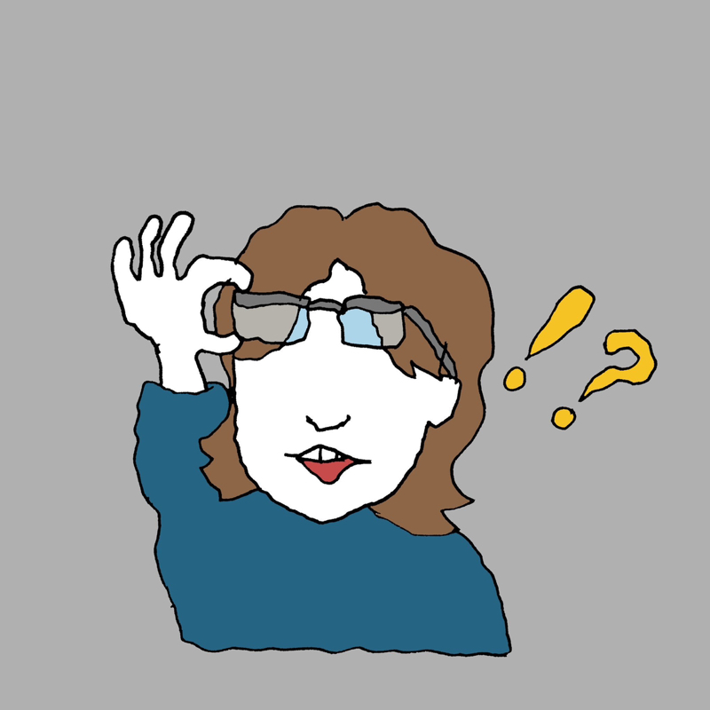 メガネを取ったら目がねぇ