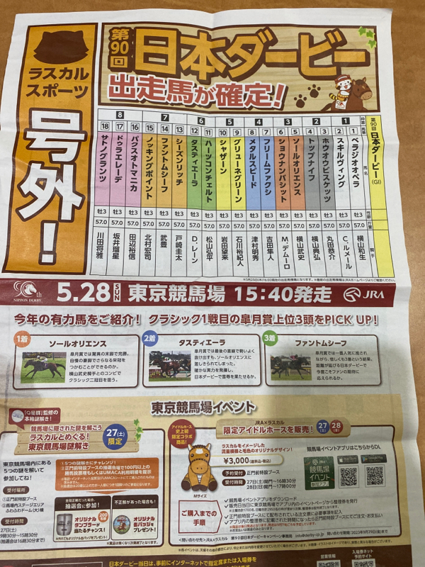 緊急！！日本ダービー大予想！ from Radiotalk episode artwork