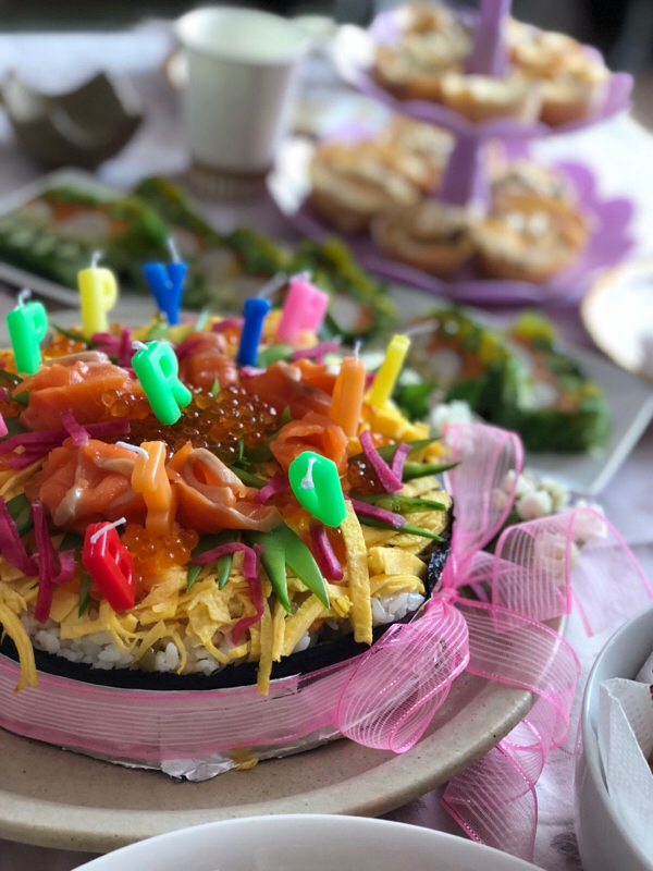 誕生日サプライズ。