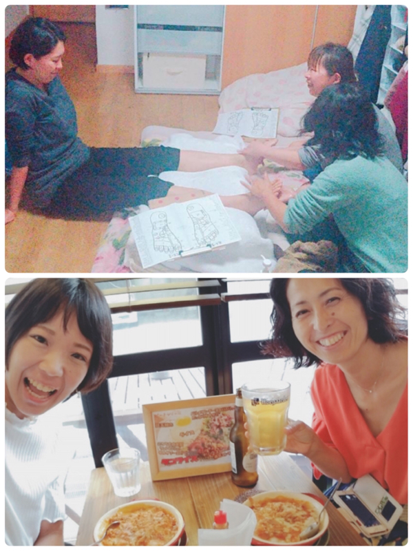 【愛情フットケア(足もみ)】で深まる家族の絆