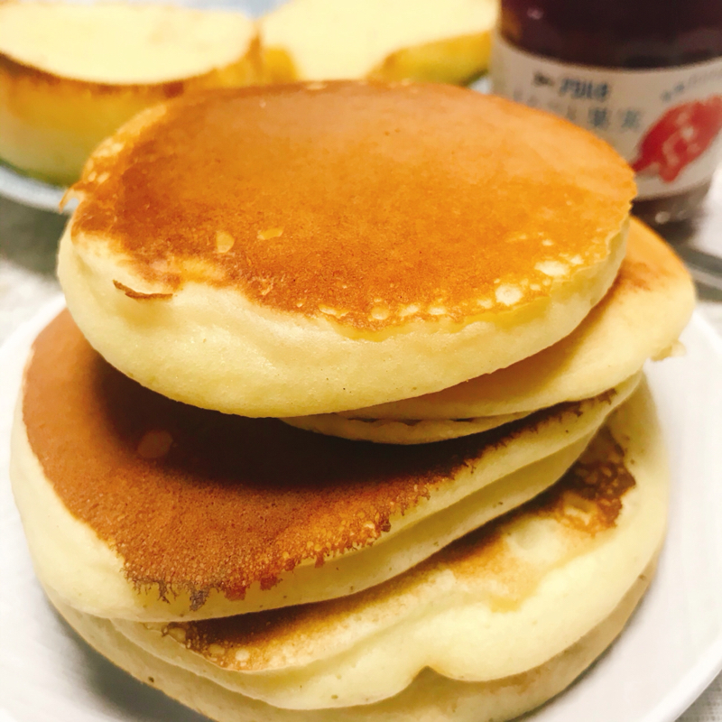 ホットケーキつくるよ!食べる編