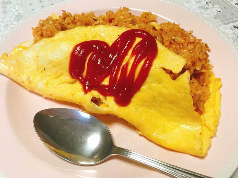 🍅オムライス作るよ🥚