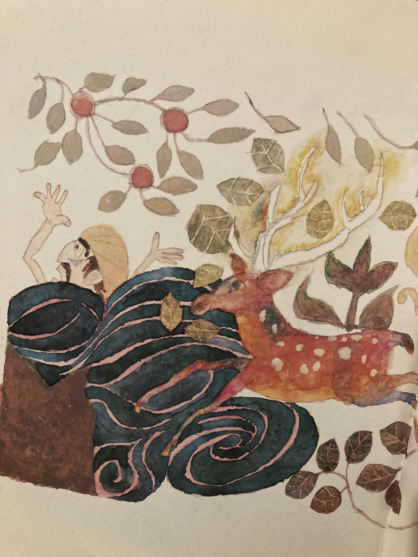 続き  「五色のしか」音読📕✨