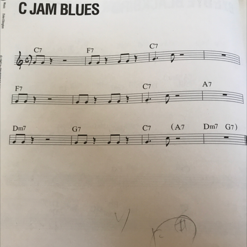 オカリナジャズ入門1-1 C jam bluse