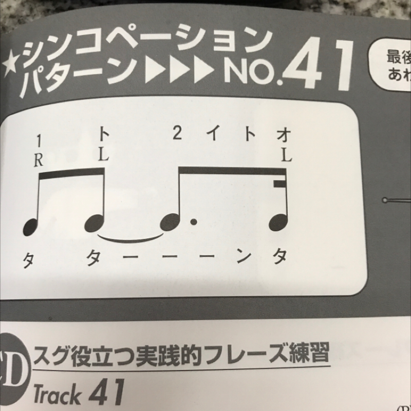 シンコペーションリズムの攻略法41