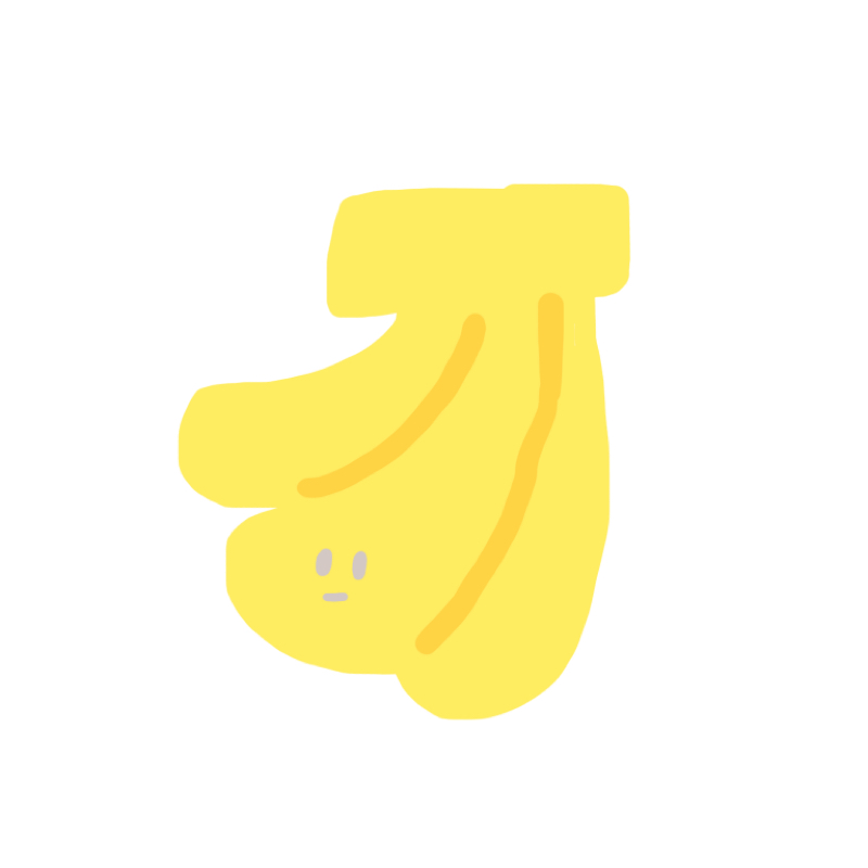 バナナの壁打ち