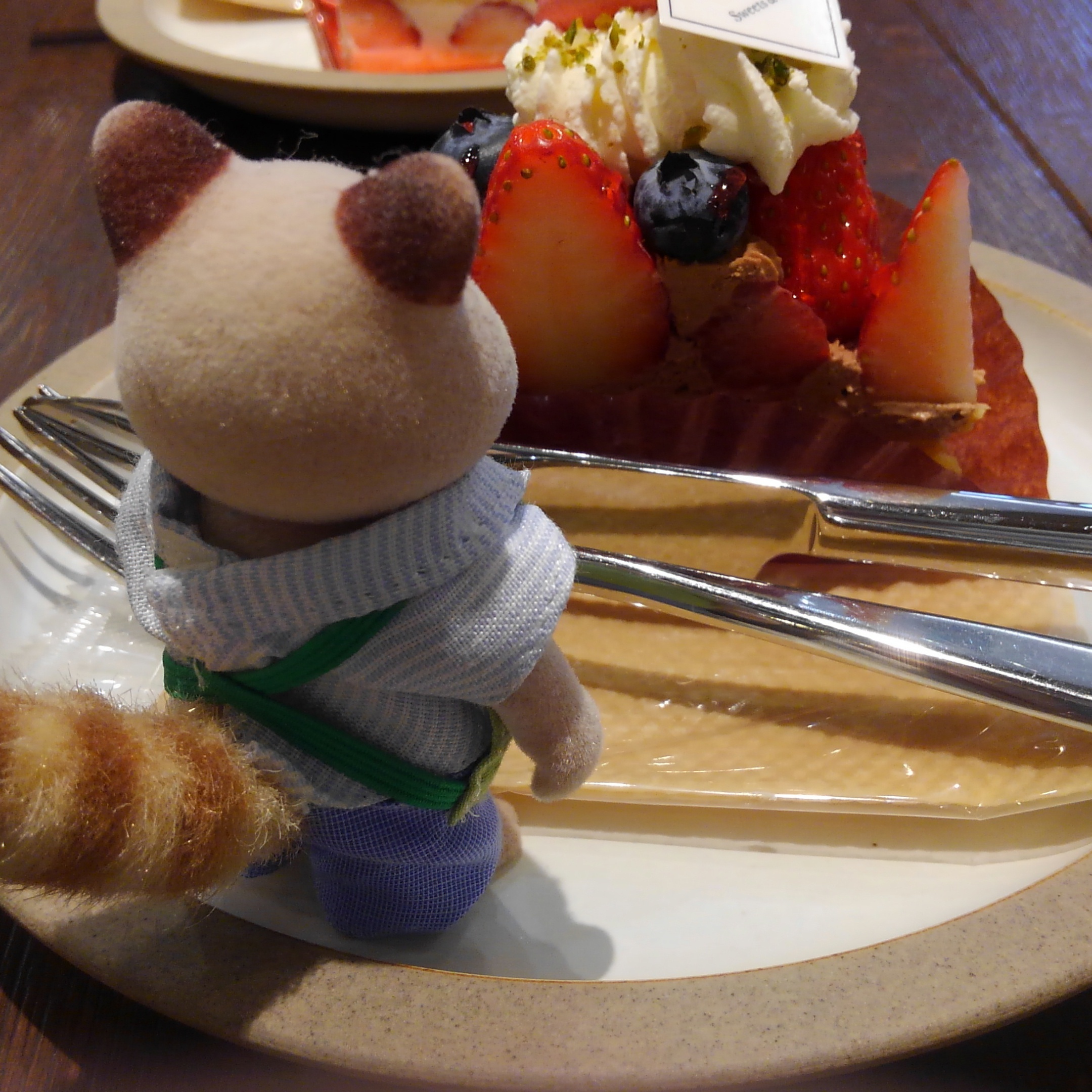 返して！たぬきのスマホ！！