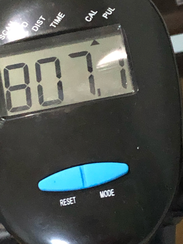 女オタクがエアロバイクをこいでる