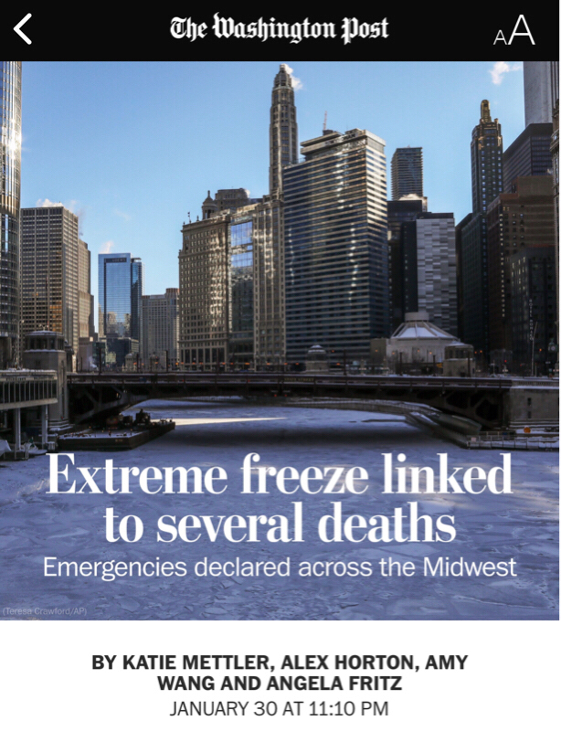 056 アメリカ大寒波！非常事態宣言…