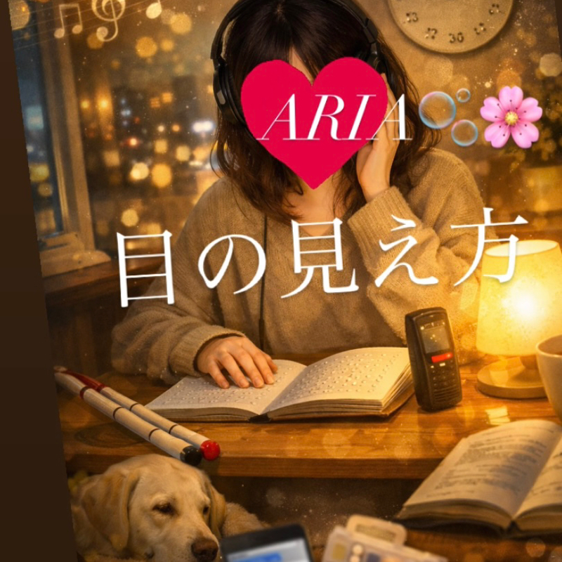 ・「🎧音で感じる世界、👀目で感じる世界✨」