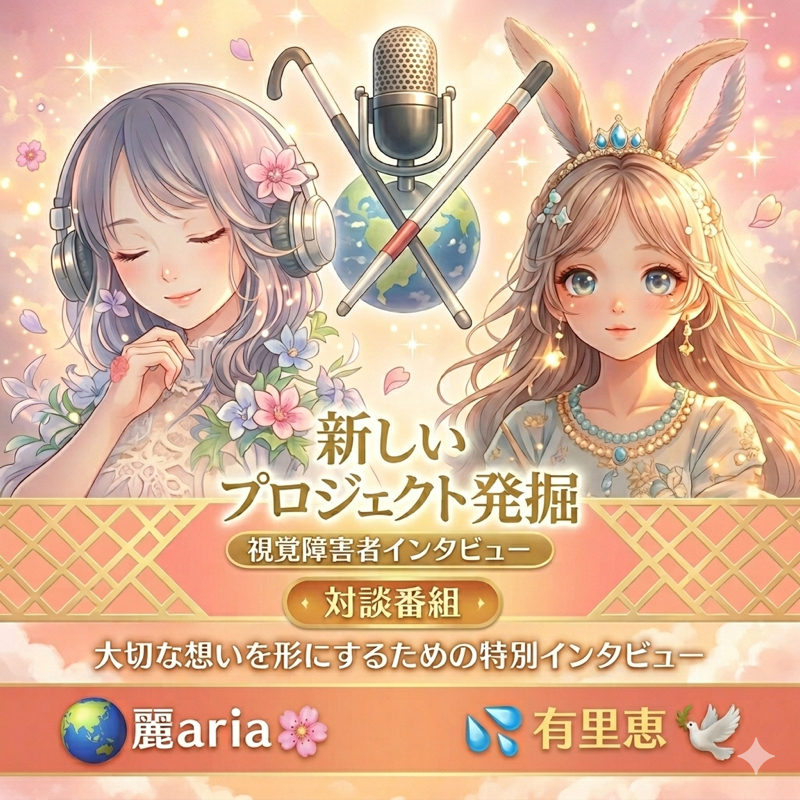 第3回　✨視覚障害者👩‍🦯🦮インタビュー対談番組　