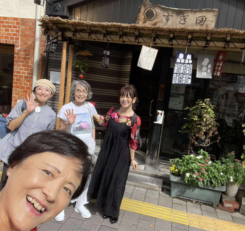 安奈淳さん・福間むつ美さんとランチ　#1,093