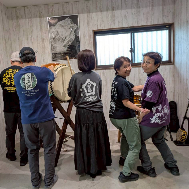 八丈太鼓練習@西島スタジオ　#1,157