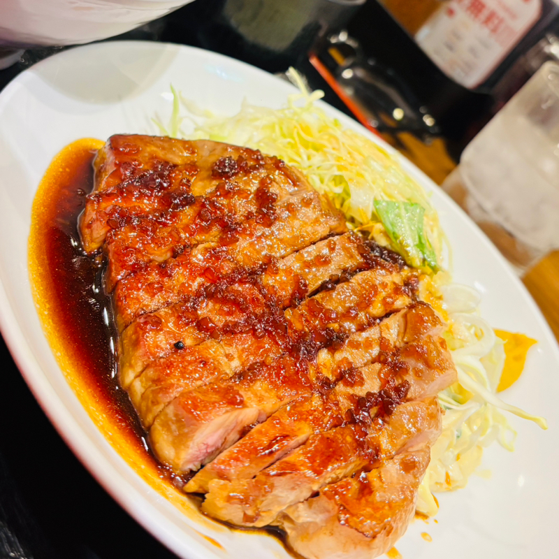 🔰トンテキ定食