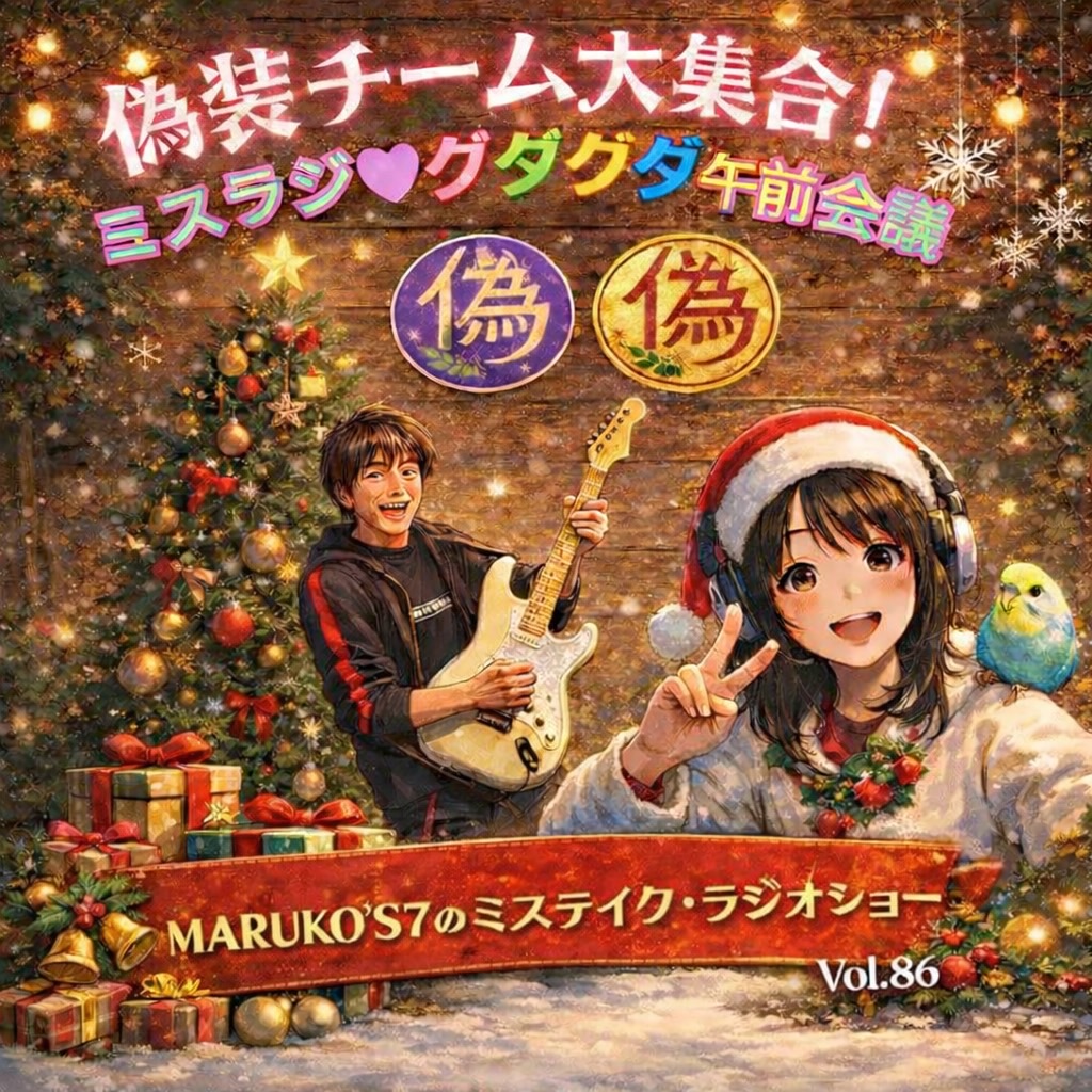 第86回MARUKO'S7のミステイク・ラジオショー🍒💙偽装チーム大集合！ミスラジ💜グダグダ午前会議