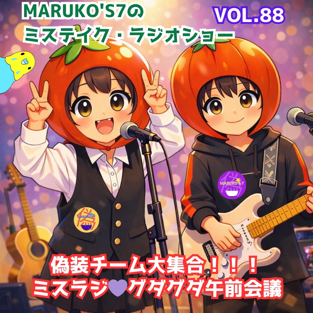第88回 MARUKO'S7のミステイク・ラジオショー🍒💙2025年締めのミスラジ💜グダグダ午前会議
