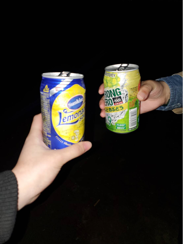 夜の海とかお酒とか