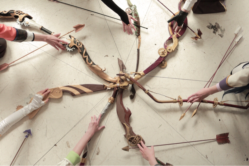 りんごのための弓あわせのこと②