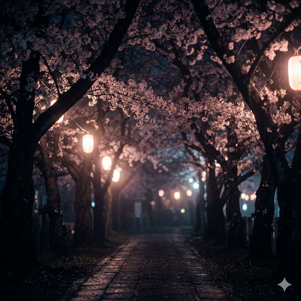 夜桜見物に行って来ました🌸