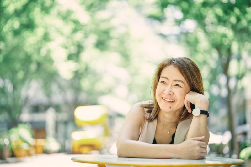 子連れ再婚応援師いおりあかりの森のベンチ