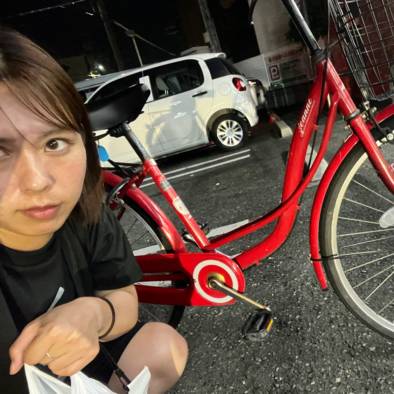 自転車盗られて悪霊退散🚲