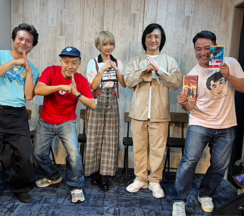 ジャッキートークライブとパピィ。
