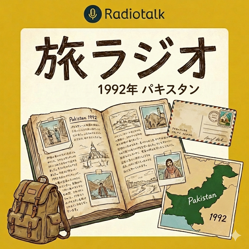 #416 【旅ノート】パキスタンへの一人旅／1992年8月／恥ずかしすぎる／シュクリア／孤独？／