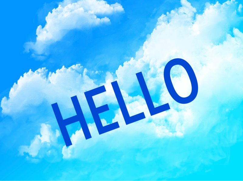 HELLO  （練習中・2日目）