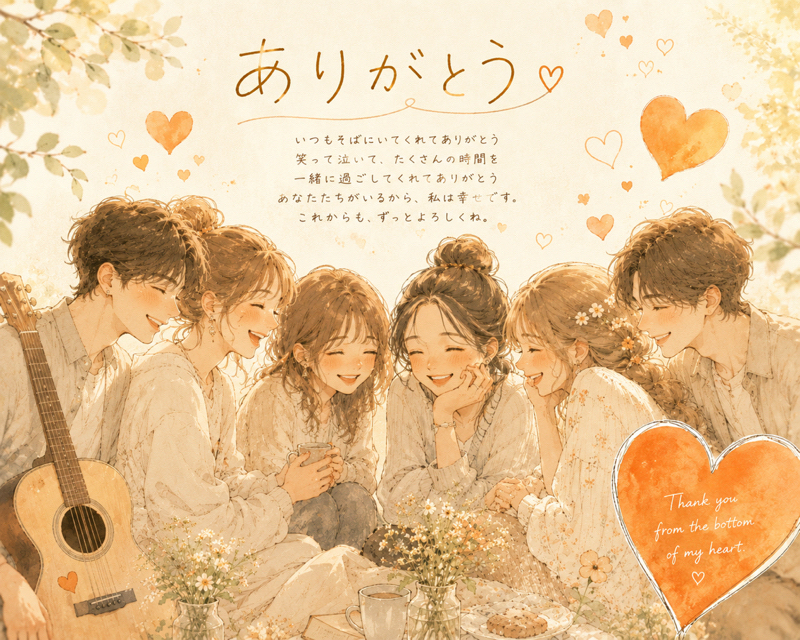 いつもありがとうを君に/なっちん誕生日記念オリジナル🎋