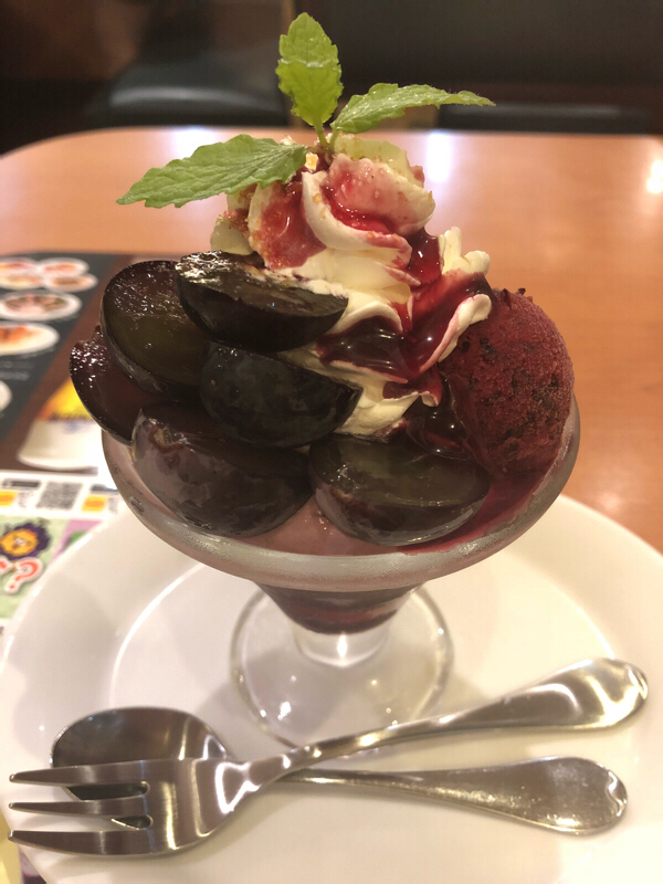 秋のファミレスぶどう祭り