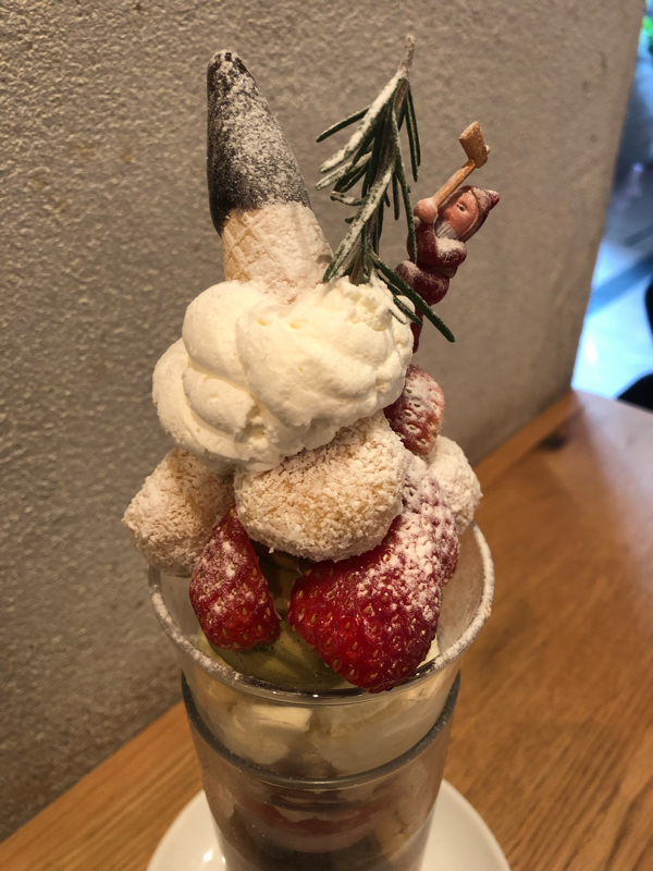 クリスマスパフェいろいろ