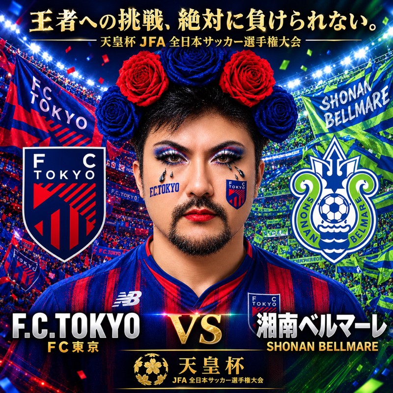 天皇杯3回戦 レモンガススタジアム平塚