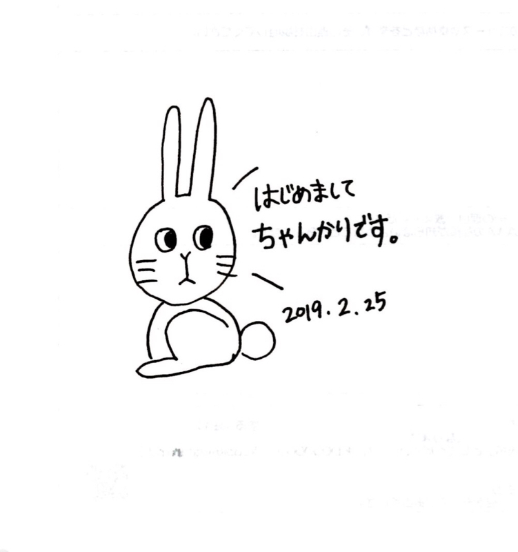はじめましてちゃんかりです