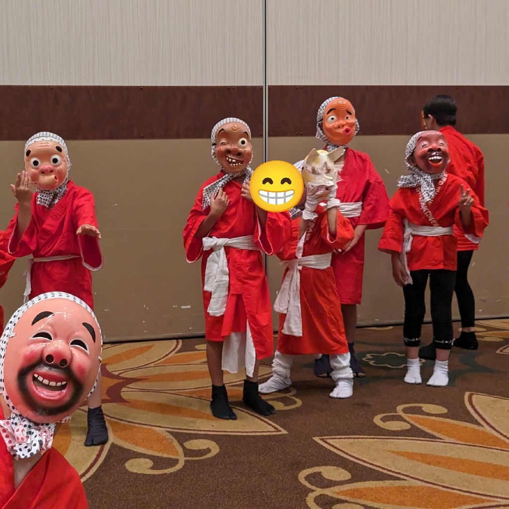 2025年9月15日にひょっとこ踊りをしました😊