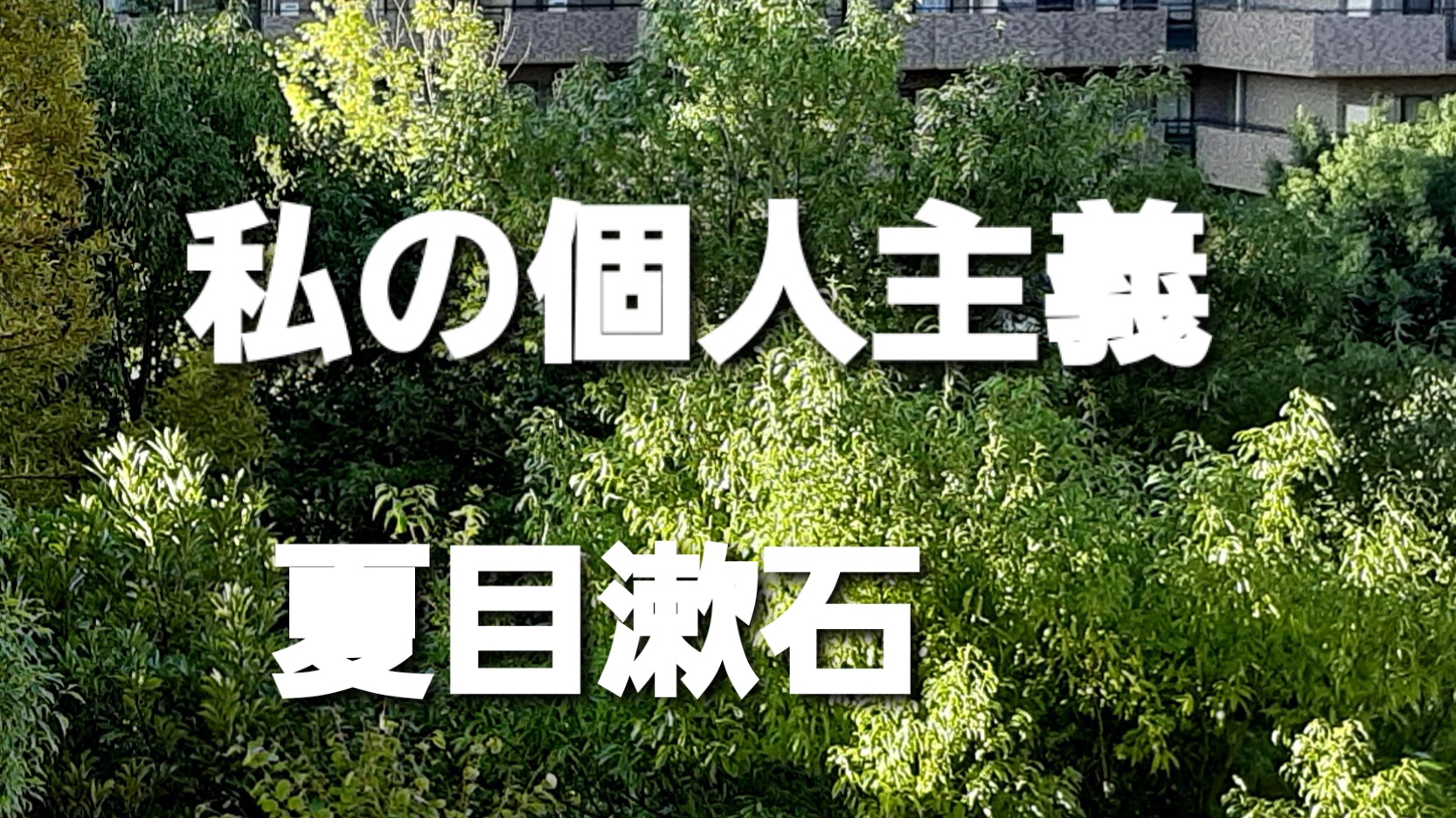 『私の個人主義』朗読４ 夏目漱石 from Radiotalk episode artwork